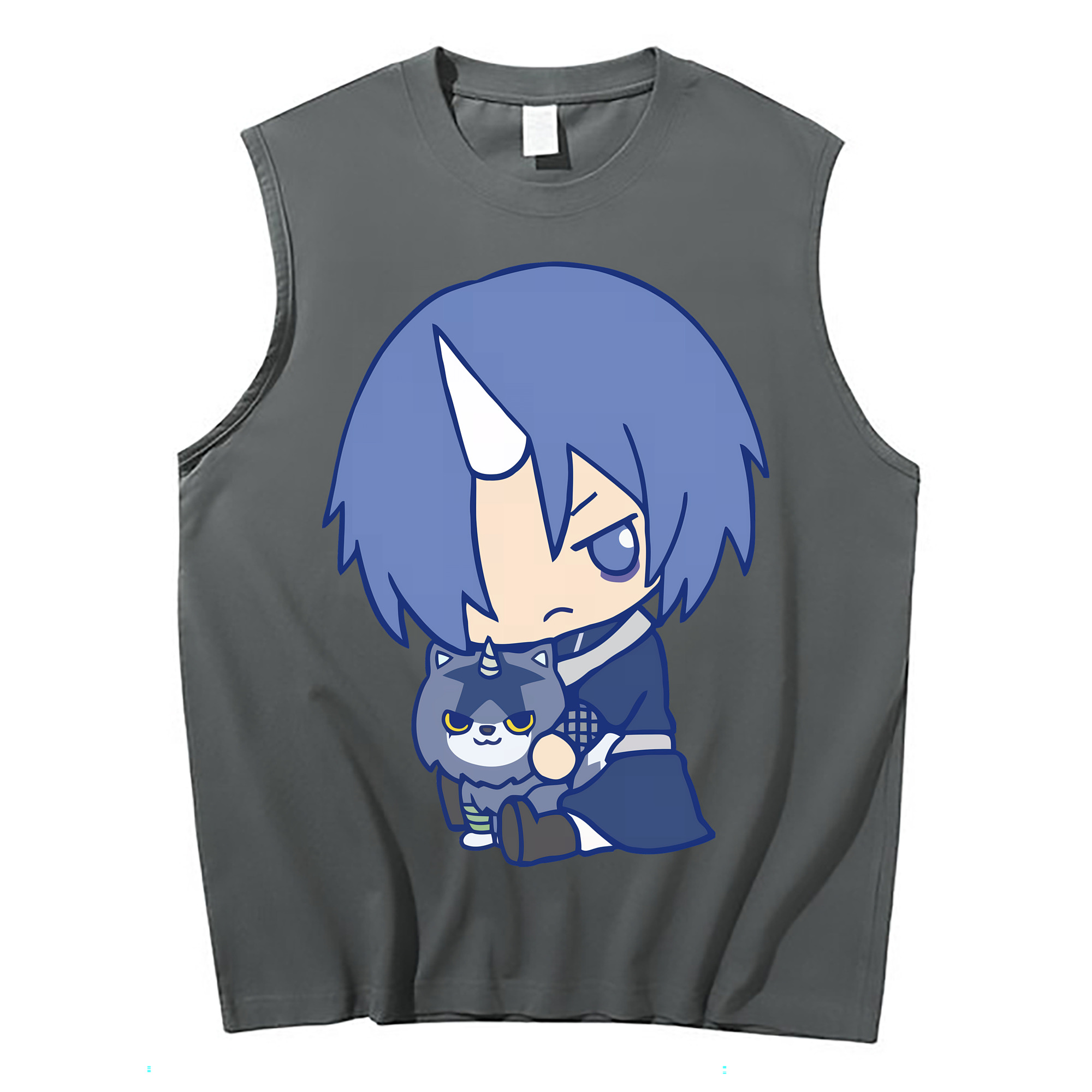 （画像用） 転スラ Regarding Reincarnated to Slime コットン100％タンクトップ（フロントプリント）